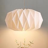Senchinner Origami Design Papier Lampenschirm - Folding Pendelleuchte Kunst...