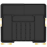 ROELLY Besteckkasten für Schubladen, Besteckeinsatz Mit 9 Fächern, 37 X 33 cm...