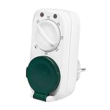 LogiLink ET0013 ET0013-Mechanische Zeitschaltuhr mit Dämmerungssensor mit 7...