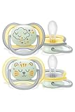 Philips AVENT Ultra Air Schnuller für die Nacht über 18 Monate, leuchtet im...