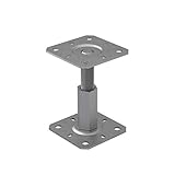 GRUNDLINE - Pfostenträger höhenverstellbar 100 bis 150 mm- Pfostenträger...