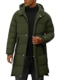 Yuson Girl Winterjacke Herren Jacke Winter Lang Warme Steppjacke Herrenmantel...