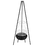 Garmix Multi-Grill Schwenkgrill BBQ Dreibein 160cm 50cm inkl. Grillrost