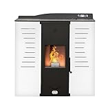 STUFE A PELLET ITALIA Italia 25 KW WiFi | Hydro-Pelletöfen für Heizung und...