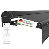 empasa Elektrische Kassettenmarkise 'Expert' Gelenkarmmarkise Markise...