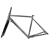 HIMALO Scheibenbremse Rennrad Rahmenset 700C Cr-Mo Stahlrahmen Steckachse...