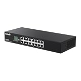 Tenda LAN Switch 16 Port Gigabit (19 Zoll Rack-Montage / Wandmontage, Unmanaged...