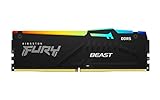 Kingston Fury Beast DDR5 RGB Expo 16GB (2x8GB) 6000MT/s DDR5 CL36 DIMM Desktop...