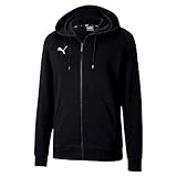 PUMA Herren Teamgoal 23 casual Jac med hætte Pullover, Puma Schwarz, Gr. M