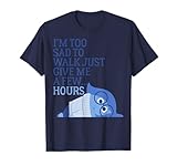 Disney Pixar Inside Out Sandness Too Sad To Walk T-Shirt T-Shirt