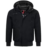 Höhenhorn Alpwall Herren Winter Jacke Gefüttert Schwarz Gr. XXL