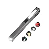 Wiederaufladbare LED-Stiftlampe,COB-Arbeitsleuchte mit Weiß- und...