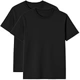 2er Pack Herren T-Shirt – 100% US-Baumwolle, Rundhals, Klassischer Schnitt –...