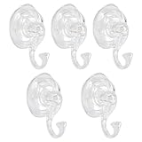 BELIHOME Saugnapf Haken, 5 Pack Saugnapf Haken Extra Stark Haken Saugnapf Ohne...