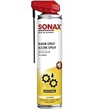 SONAX SilikonSpray mit EasySpray (400 ml) schmiert, pflegt und schützt...
