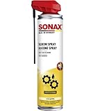 SONAX SilikonSpray mit EasySpray (400 ml) Schmiermittel schmiert, pflegt und...