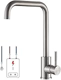 Lonheo Niederdruck Wasserhahn Küche Armatur, Niederdruck Küchenarmatur...