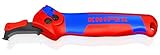 KNIPEX Abmantelungsmesser mit Gleitschuh und Ratschenfunktion mit...