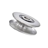 8 mm / 0,3 Zoll 250 kg Edelstahl tiefe U-Rillenkugellager Riemenscheibe...