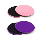 SRJQXH Doppelseitige Gleitscheiben 4er Set (17,5 cm) - Premium Fitness Slider...