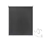 AUFUN Außenrollo Balkon Outdoor Rollo Wetterfest 100 x 140 cm Outdoorrollo...