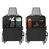 Encuryna 2 Stück Autositz Schutz Rückseite Kinder, Rückenlehnenschutz Auto...