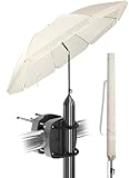 Menz Sonnenschirm Balkon als Sonnenschutz Balkon 3-IN-1 SET - UPF 50+...