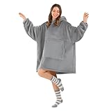 Good Nite Decke mit Ärmeln für Frauen und Männer Sherpa kuscheldecke Tragbare...