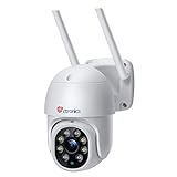 ctronics PTZ Überwachungskamera Aussen,1080P Kabellose IP WLAN Outdoor Kamera...