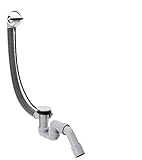 hansgrohe Flexaplus Komplettset mit Fertigset und Ab- und Überlaufgarnitur,...