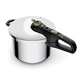 Tefal Secure Trendy Schnellkochtopf Induktion 4l, 2-Stufen-Garregler:...