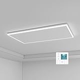 Infrarotheizung Deckenmontage 700 Watt, Infrarot Deckenheizung mit LED Licht...