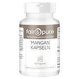 Fair & Pure® - Mangan Kapseln - 4mg als Mangangluconat - 90 Kapseln - gut...