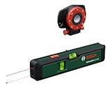 Bosch Laser-Wasserwaage UniversalWallLevel (3-in-1-Werkzeug: Wasserwaage,...