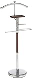 axentia 282181 Stummer Diener Godiva aus Holz & Chrom 110 cm hoch - Herrendiener...