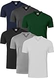 FULL TIME SPORTS 6 Pack Assorted V-Ausschnitt T-Shirts (1) X-Large