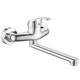 Wasserhahn Küche Wandmontage, 360° Drehbar Wasserhahn Mischbatterie Küche...