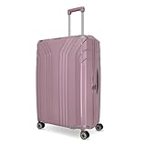Travelite 4-Rad Hartschalen Koffer groß mit recyceltem Innenfutter, Gepäck...