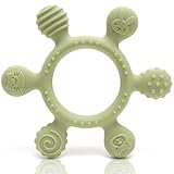 CAJA Beißring Baby Silikon BPA-frei | Zahnungshilfe & Baby Spielzeug |...