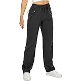 yeyity Wanderhose Damen Leichter Quick Dry Outdoorhose Atmungsaktiv Cargohose...