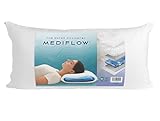 Mediflow Daunen-Wasserkissen – 75% Daunenfüllung, verstellbares Kissen zur...