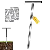 Supaway Bodenprobennehmer 51 cm Bodenproben-Sonde 304 Edelstahl Bodensonden mit...