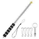 Dantolo Telescopic Flagpole, Flagge Stange,Flaggen Stab,Telescopic Pole 3 m for...
