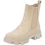 Palado Chelsea Boots Damen Caprera - moderne Kunstleder-Stiefeletten - leicht...