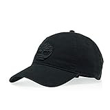 Timberland Herren Cotton Canvas Baseball Cap, Schwarz, Einheitsgröße