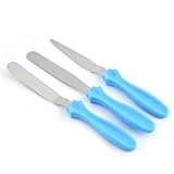 NIXNUT 3-teiliges Zuckerguss-Spatel-Set, Sahne-, Butterglatter, Schaber,...