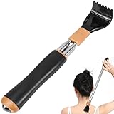 NISENTIA Rückenkratzer mit verstärktem Teleskop und massierenden Perlen,...