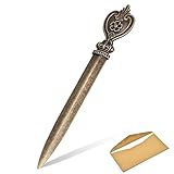 HERCHR Brieföffner Mit Stahlgriff Rostfrei, 12.8 cm, Letter Opener,...