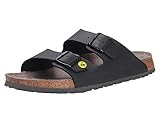 Birkenstock Pantolette Arizona ESD Schwarz - NORMALES Fussbett 44