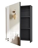 CHOEZON Spiegelschrank, Badezimmerschrank, Wandschrank mit Spiegel,...